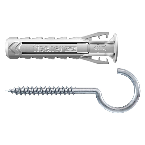 Fischer 567840 Schraubanker/Dübel 2 Stück(e) Schraubhaken & Dübelsatz