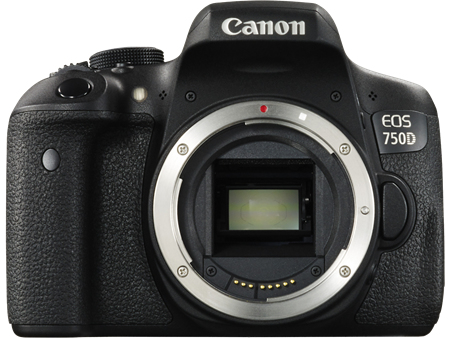 Canon EOS 750D SLR-Kameragehäuse 24,2 MP CMOS 6000 x 4000 Pixel Schwarz
