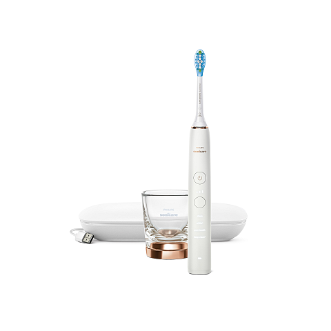 Philips Sonicare DiamondClean 9000 HX9911/94 Elektrische Schallzahnbürste mit App - Rose Gold