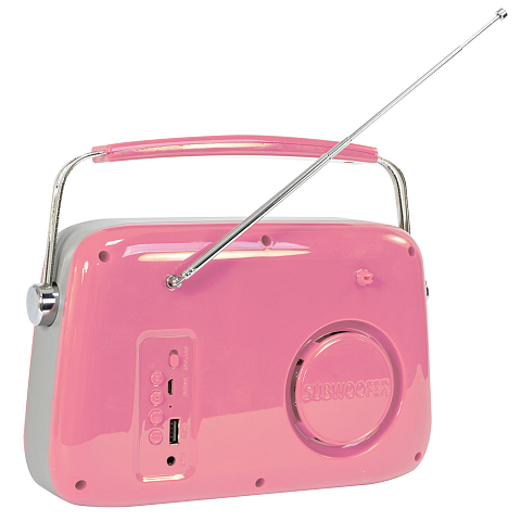 Madison Sound FREESOUND-VR40P Tragbar Analog Pink