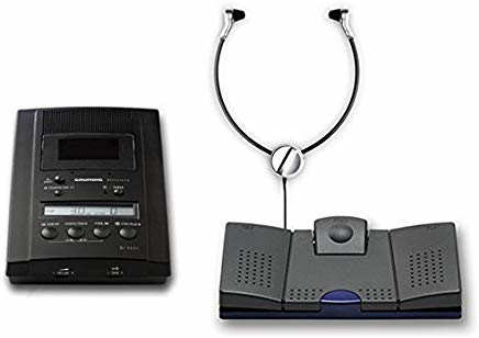 Grundig Stenorette St 3211 Set Kassette Schwarz
