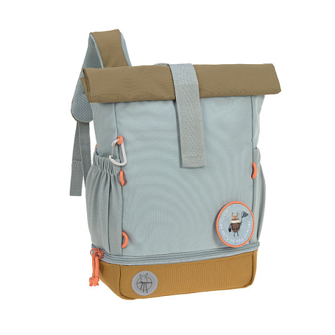 Lässig Kindergartenrucksack Rolltop - Nature, Hellblau