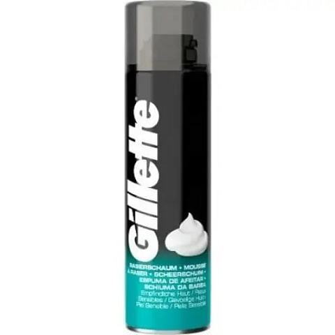 Gillette Classic Sensitive Rasierschaum Männer 200 ml