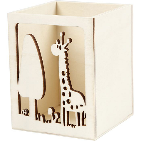 Creativ Company 54434 Stiftehalter Holz
