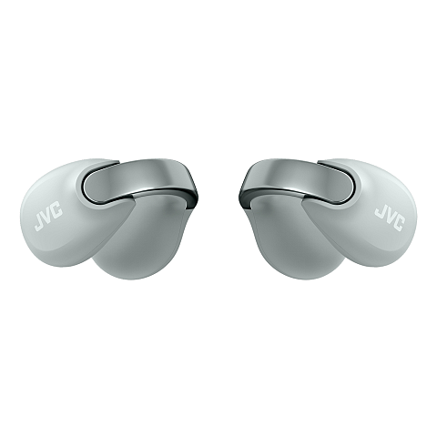 JVC HA-NP1T Kopfhörer True Wireless Stereo (TWS) Ohr-Clip Anrufe/Musik USB Typ-C Bluetooth Grau, Silber