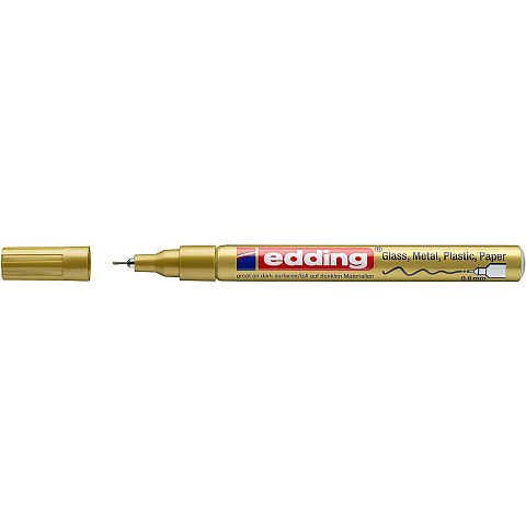 Edding 780 Permanent-Marker Feine Spitze Gold 1 Stück(e)