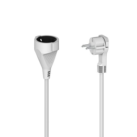 Hama 00223242 Verlängerungskabel 2 m 1 AC-Ausgänge Drinnen