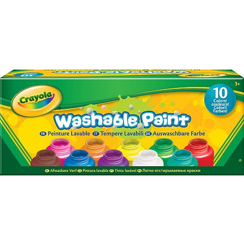 Crayola 54-1207G Farbe auf Wasserbasis Multi 60 ml Topf 10 Stück(e)
