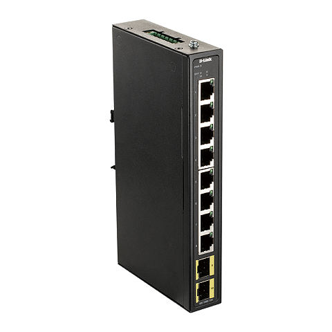 D-Link DIS-100G-10S Netzwerk-Switch Unmanaged Gigabit Ethernet (10/100/1000) DIN rail Schwarz