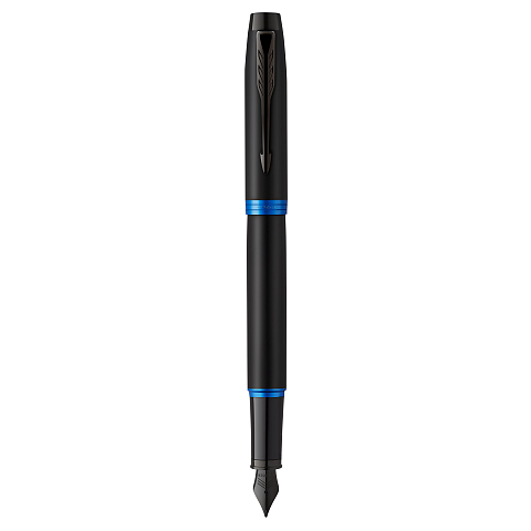 Parker IM Vibrant Rings Füllfederhalter Kartuschenfüllsystem Schwarz, Blau 1 Stück(e)