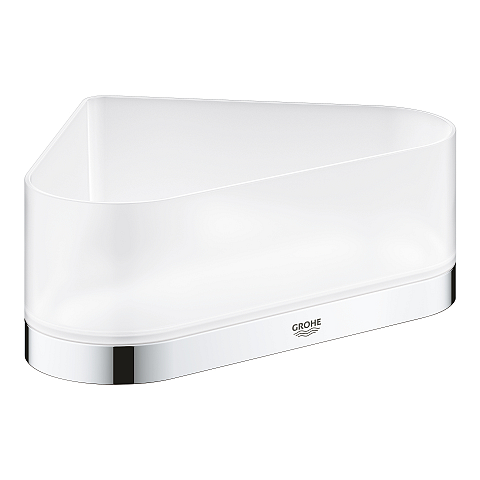 GROHE Selection Duschwanne Rechtwinklig Metall, Kunststoff Chrom, Weiß