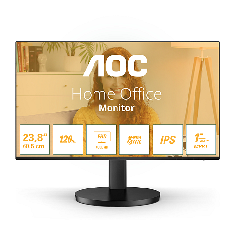 AOC 24B3HA2 Computerbildschirm 60,5 cm (23.8") 1920 x 1080 Pixel Full HD LED Schwarz