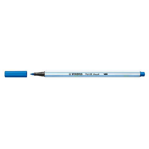 STABILO Pen 68 brush Filzstift Blau 1 Stück(e)