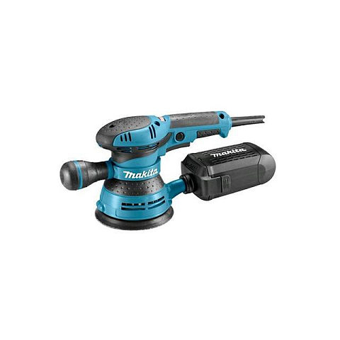 Makita BO5041 Tragbares Schleifgerät Schwingschleifer 12000 OPM Schwarz, Blau 300 W