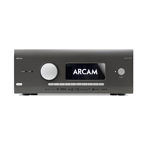 Arcam AV41 AV-Prozessor Schwarz, Silber DAB, FM Eingebautes Display Fernbedienung enthalten