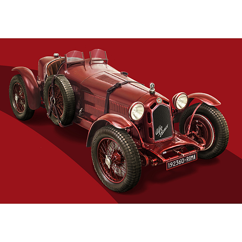 Italeri Alfa Romeo 8C 2300 Roadster Roadster-Modell Montagesatz 1:12