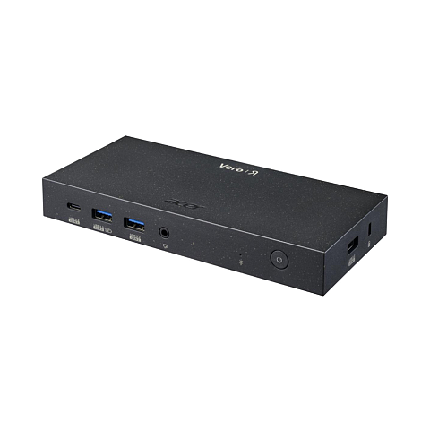 Acer Vero MST Dock M33 100W PD - Black EU (Retail pack) Kabelgebunden USB 3.2 Gen 2 (3.1 Gen 2) Type-C Schwarz