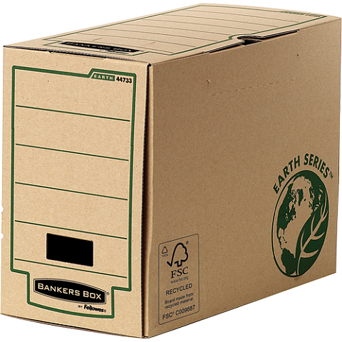 Fellowes 4473302 Dateiablagebox Papier Braun, Grün