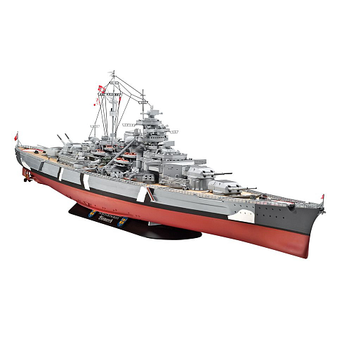 Revell Bismarck Modell eines Marineschiffs Montagesatz 1:350