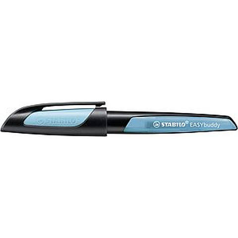 STABILO Füller EASYbuddy M schwarz/himmelblau