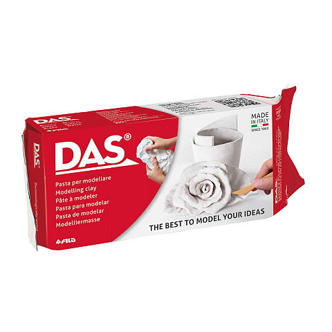 DAS 387000 Töpferei-/ Modellier-Material Modellierton 500 g Weiß 1 Stück(e)