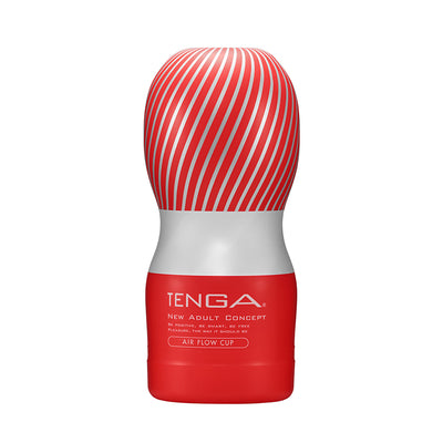Tenga Air Flow Cup Medium Rot Thermoplastisches Elastomer (TPE)
