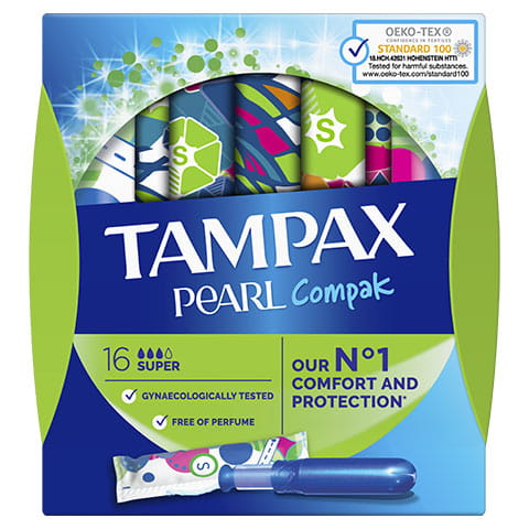 TAMPAX Pearl Compak Super Tampon 16 Stück(e)