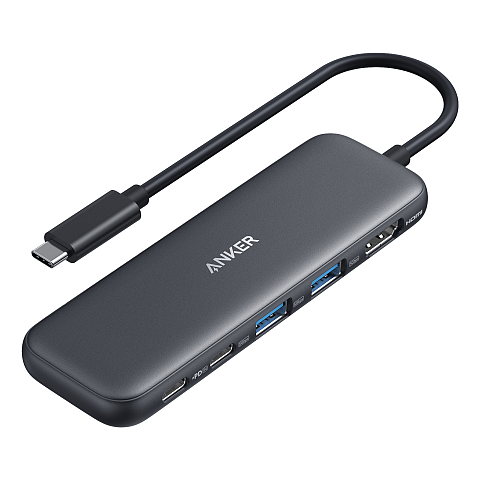 Anker 332 USB Typ-C 5000 Mbit/s Grau