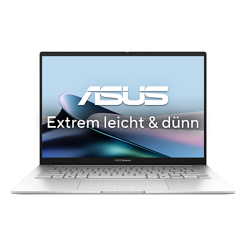 ASUS Zenbook 14 OLED UX3405CA-QL264W Intel Core Ultra 7 255H Laptop 35,6 cm (14") Touchscreen WUXGA 32 GB LPDDR5x-SDRAM 1 TB SSD Wi-Fi 7 (802.11be) Windows 11 Home Deutsch Silber
