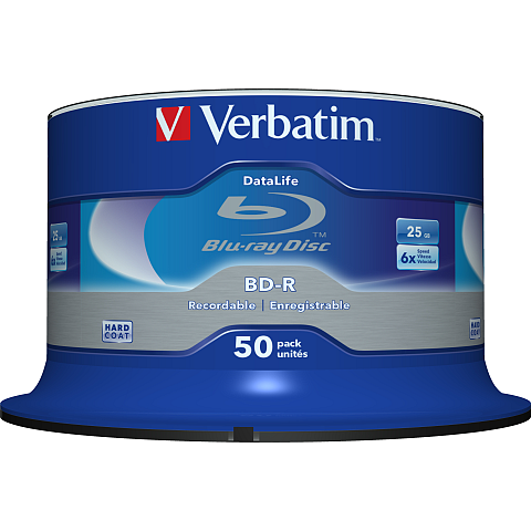 Verbatim Datalife 6x BD-R 25 GB 50 Stück(e)