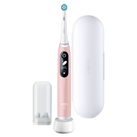 Oral-B 445197 Elektrische Zahnbürste Erwachsener Vibrierende Zahnbürste Pink, Weiß