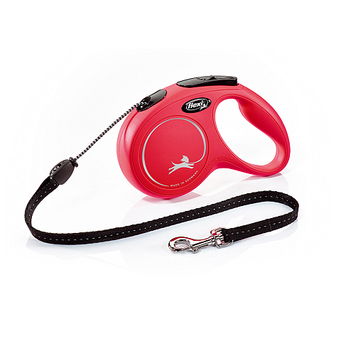 Flexi New Classic M 5 m Rot Hund Rückziehbare Leine