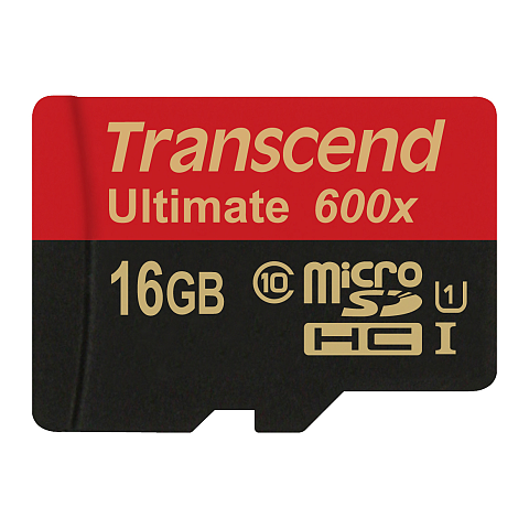 Transcend 16GB microSDHC Class 10 UHS-I (Ultimate) MLC Klasse 10