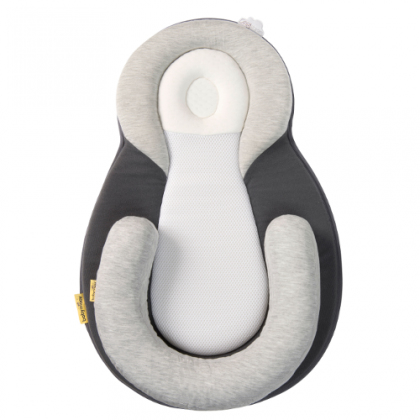 BabyMoov A050406 Schlafpositionierer für Babys Schwarz, Grau Baumwolle, Polyester, Polyurethan