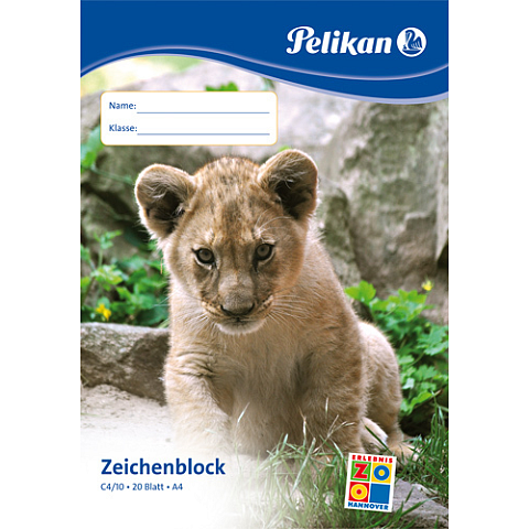 Pelikan 224824 Kunstdruckpapier Kunstdruckpapierblock 20 Blätter