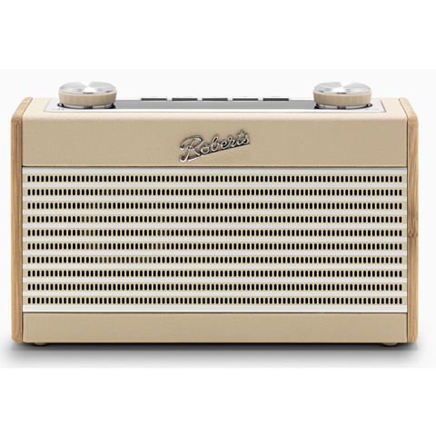 Roberts Radio Rambler Uno Tragbar Digital Bambus, Cremefarben