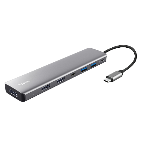 Trust 25661 Schnittstellen-Hub USB Typ-C Aluminium