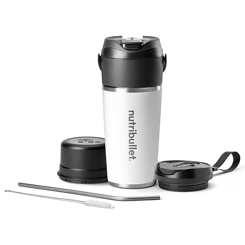 NutriBullet Flip 0,59 l Tragbarer Mixer Schwarz, Weiß