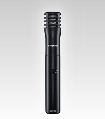 Shure SM137 Mikrofon Schwarz Studio-Mikrofon