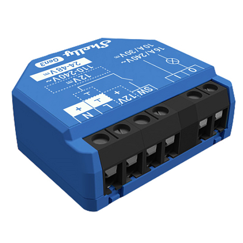 Shelly 1 Gen3 Intelligenter Schalter 1P Blau