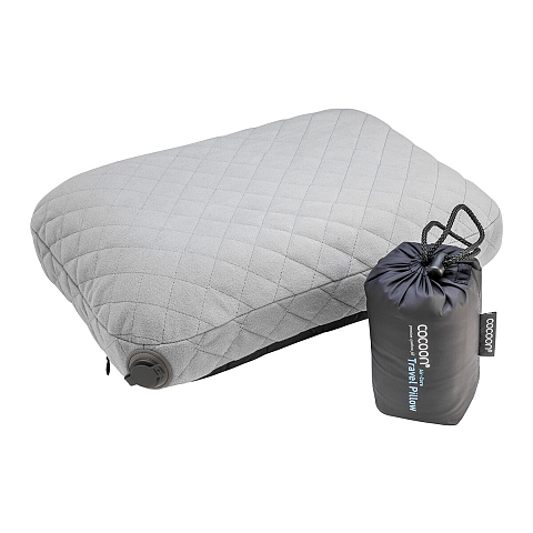 Cocoon Air Core Reisekissen einfaltbar Anthrazit, Grau
