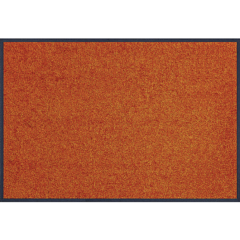 wash+dry Burnt Orange Dekorative Fußmatte Drinnen Rechteckig