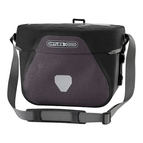 Ortlieb Ultimate Six Plus Vorderseite Fahrradtasche 6,5 l Schwarz, Grau