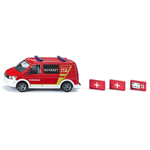 Siku VW T6 Emergency Car Ambulanz-Modell Vormontiert 1:50