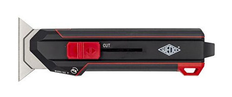 Wedo 78 822 Teppichmesser Schwarz, Rot Abbrechmesser