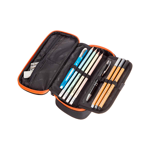 Walker Eco Weiches Federmäppchen Polyester Schwarz