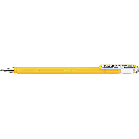 Pentel Mattehop Fein Verschlossener Gelschreiber Gelb 1 Stück(e)
