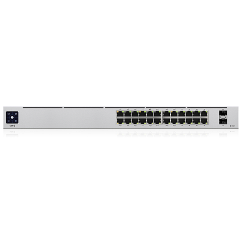 Ubiquiti UniFi 24-Port PoE Managed L2/L3 Gigabit Ethernet (10/100/1000) Power over Ethernet (PoE) 1U Silber