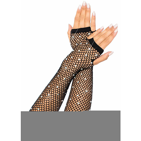 Leg Avenue 2037_00122 Kostümzubehör Karnevalskostüm-Handschuhe