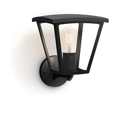 Philips Hue White Inara Outdoor Wandleuchte schwarz